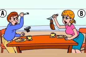 تست هوش | زیر ۳ ثانیه بگو تو دعوای زن و شوهری کدومشون برنده میشن؟