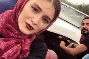 موهای چتری فرشته حسینی با این شال تور توری حسابی جنجال به پا کرد | تیپ فرشته خانم چقدر خزه!