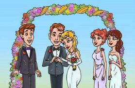 تست هوش | فقط دو درصد آدما میتونن آدم فضایی مجلس عروسی رو پیدا کنند + جواب