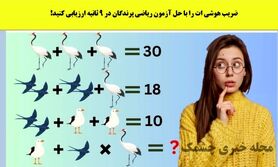 تست هوش | با حل این معما ضریب هوشیتو به رخ بکش