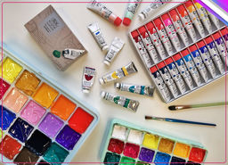 گواش یا آبرنگ؟ راهنمای کامل انتخاب رنگ مناسب برای نقاشی