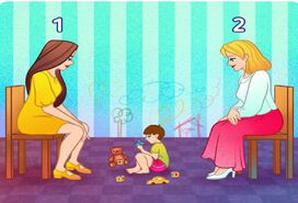 تست هوش | مادر این بچه کیست؟ + پاسخ تست