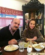 شباهت عجیب همسر آقای مجری به بازیگر هالیوودی